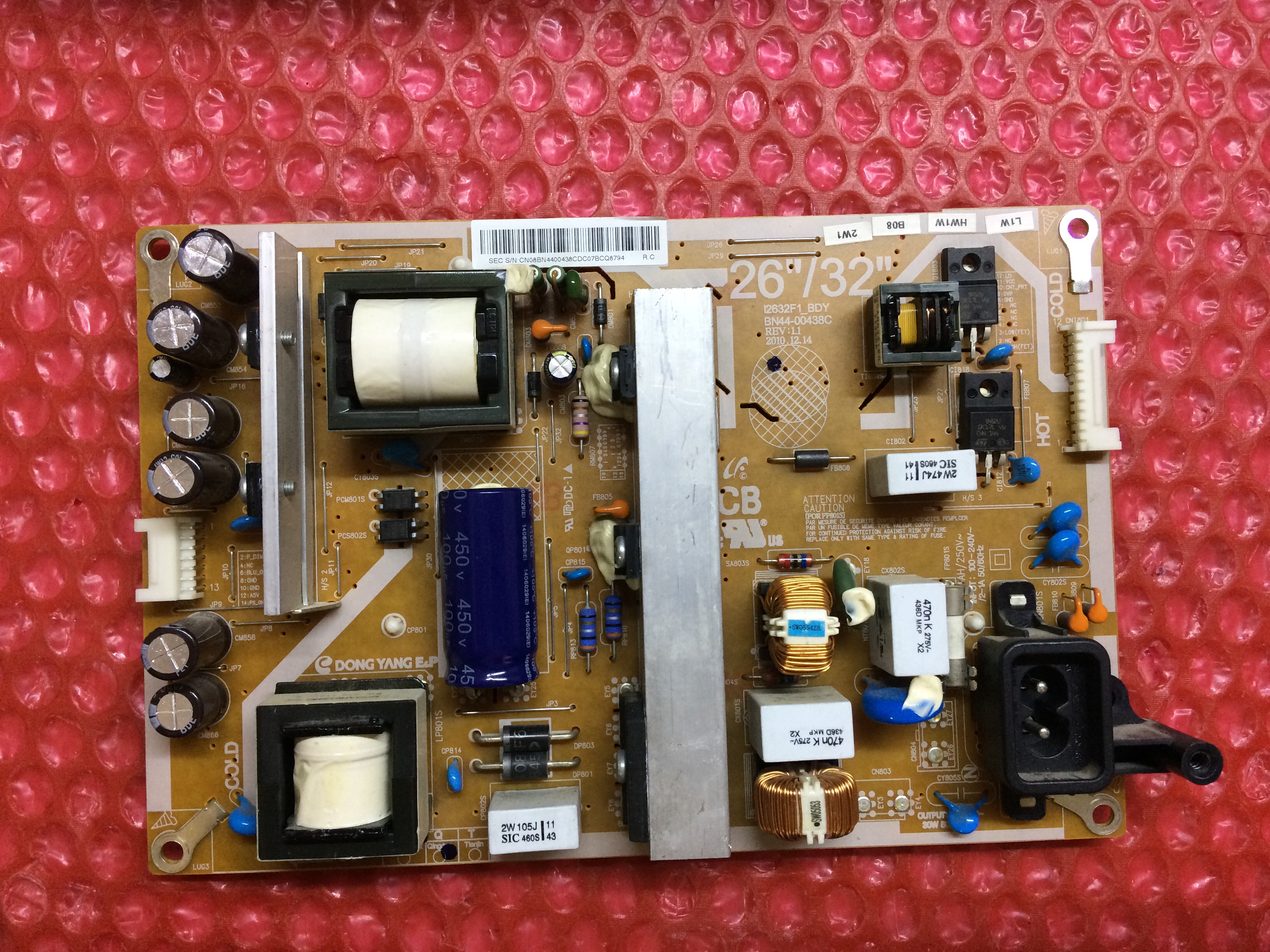 Samsung led TV power kart BN44-00438C