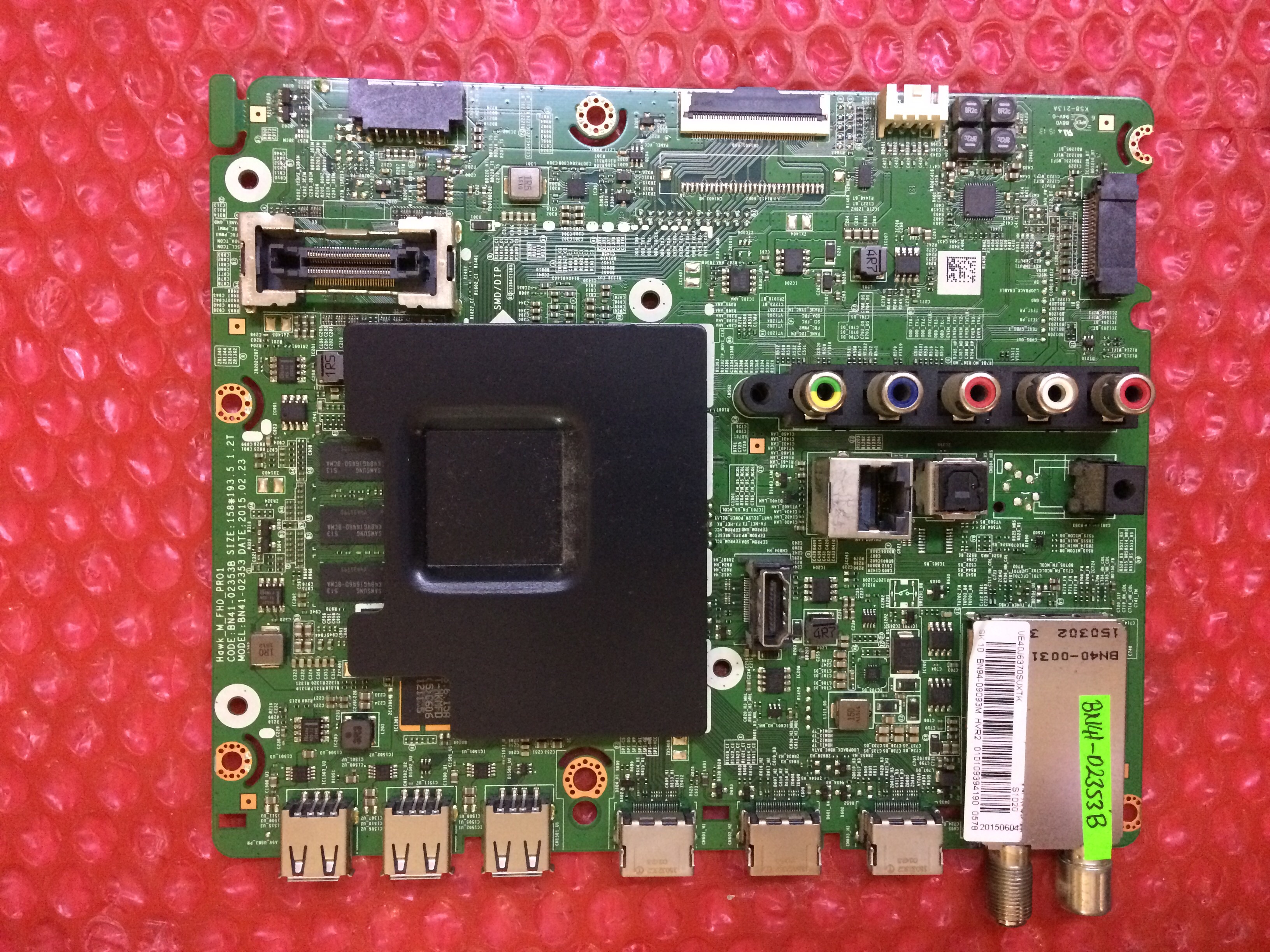 Samsung led TV ana kart BN41-02353B  BN94-09093M