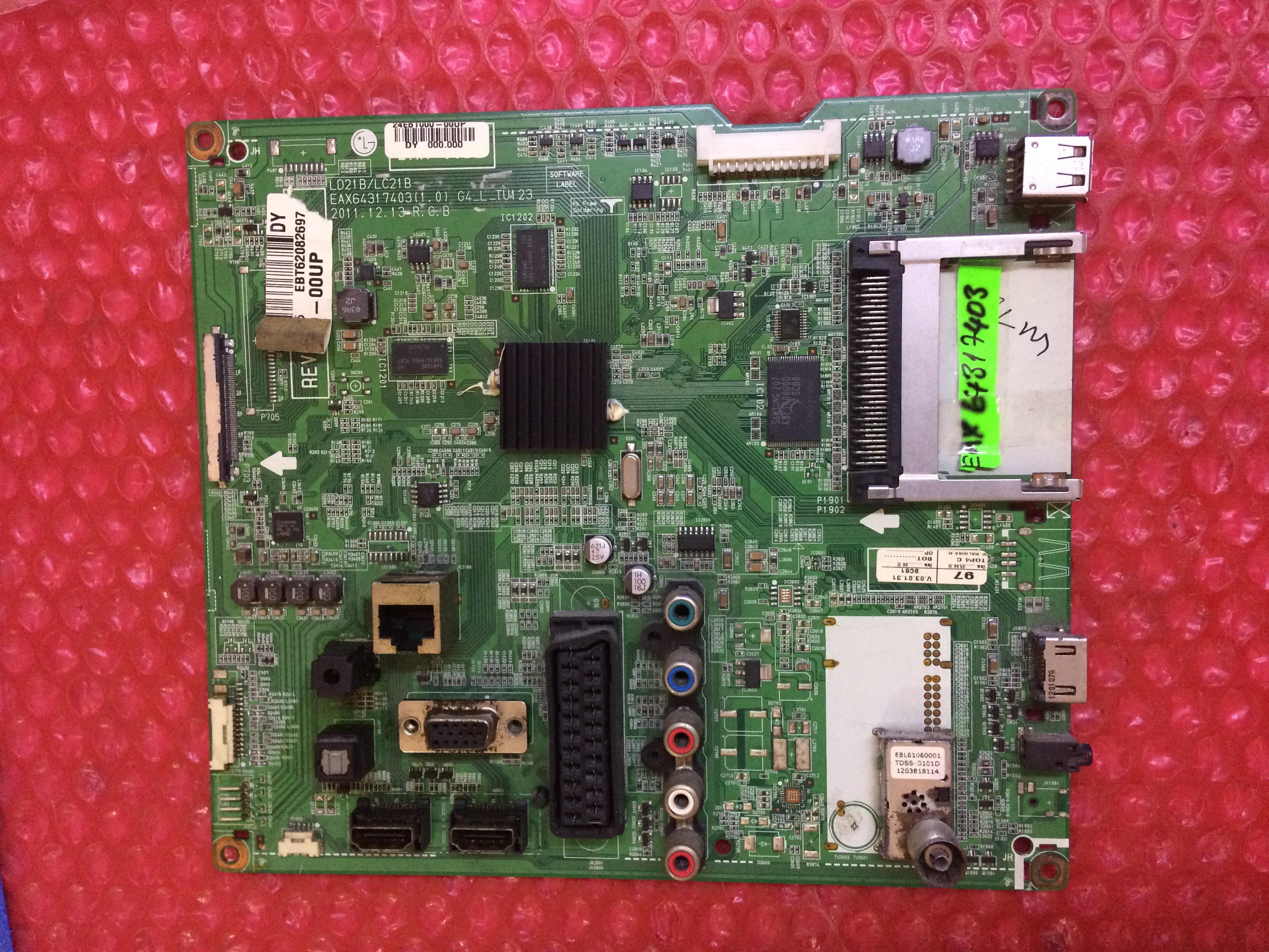 Lg led TV ana kart EAX64317403  EBT62082697