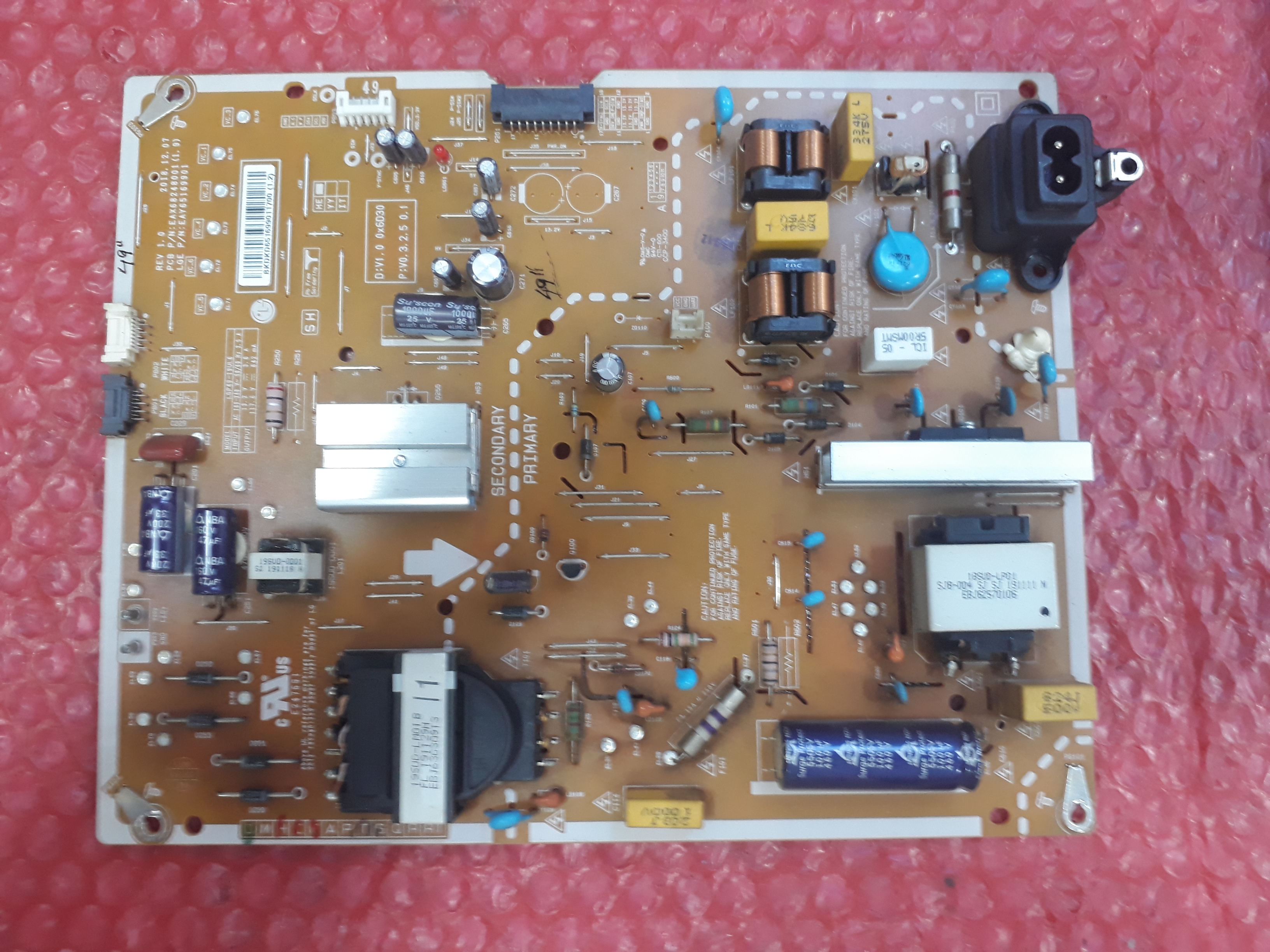 LG LED  TV power kart LG49SM8000PLA, EAX68248001