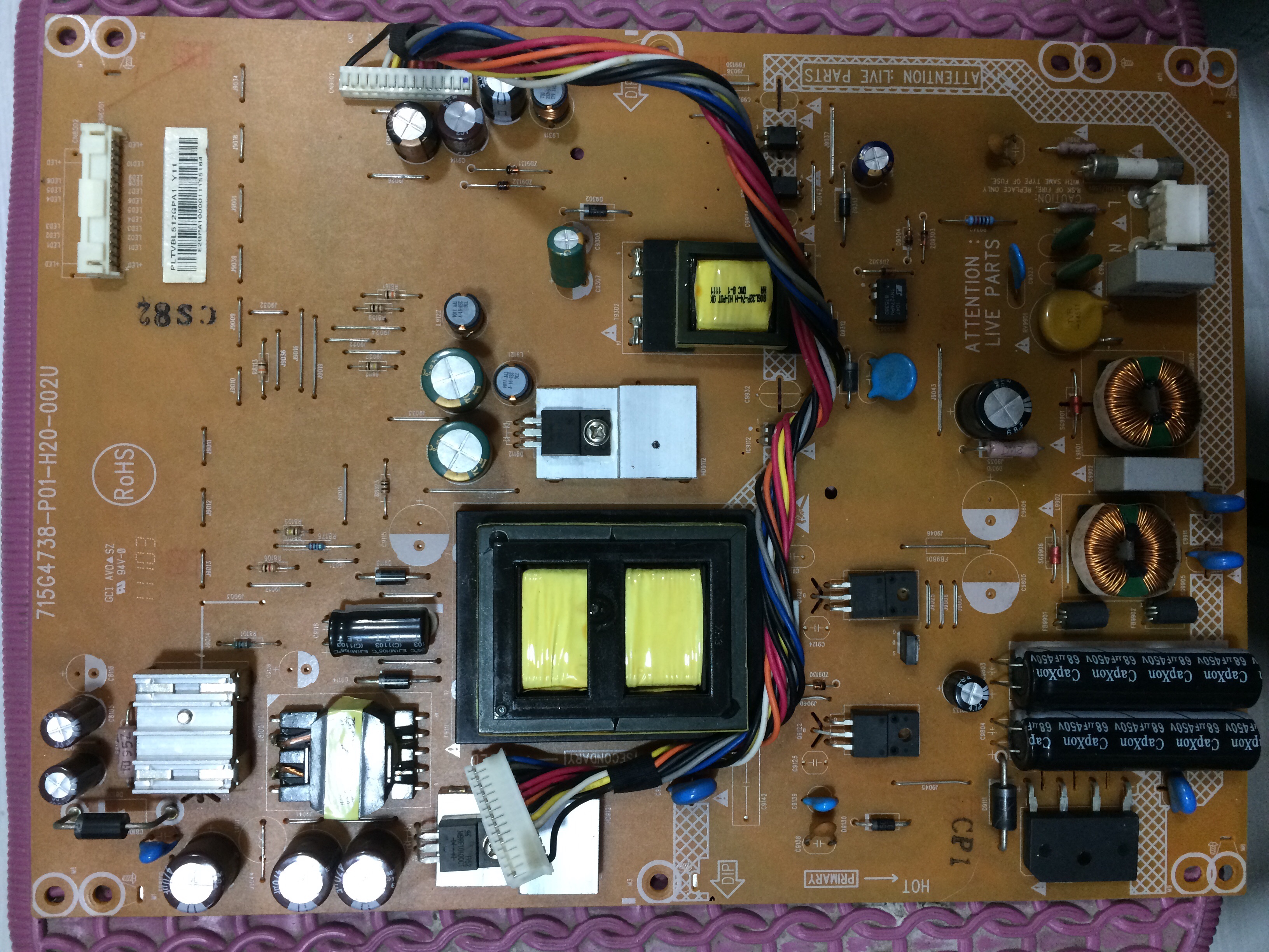 Philips led TV Power bord 715g4738-P01-H20-002U