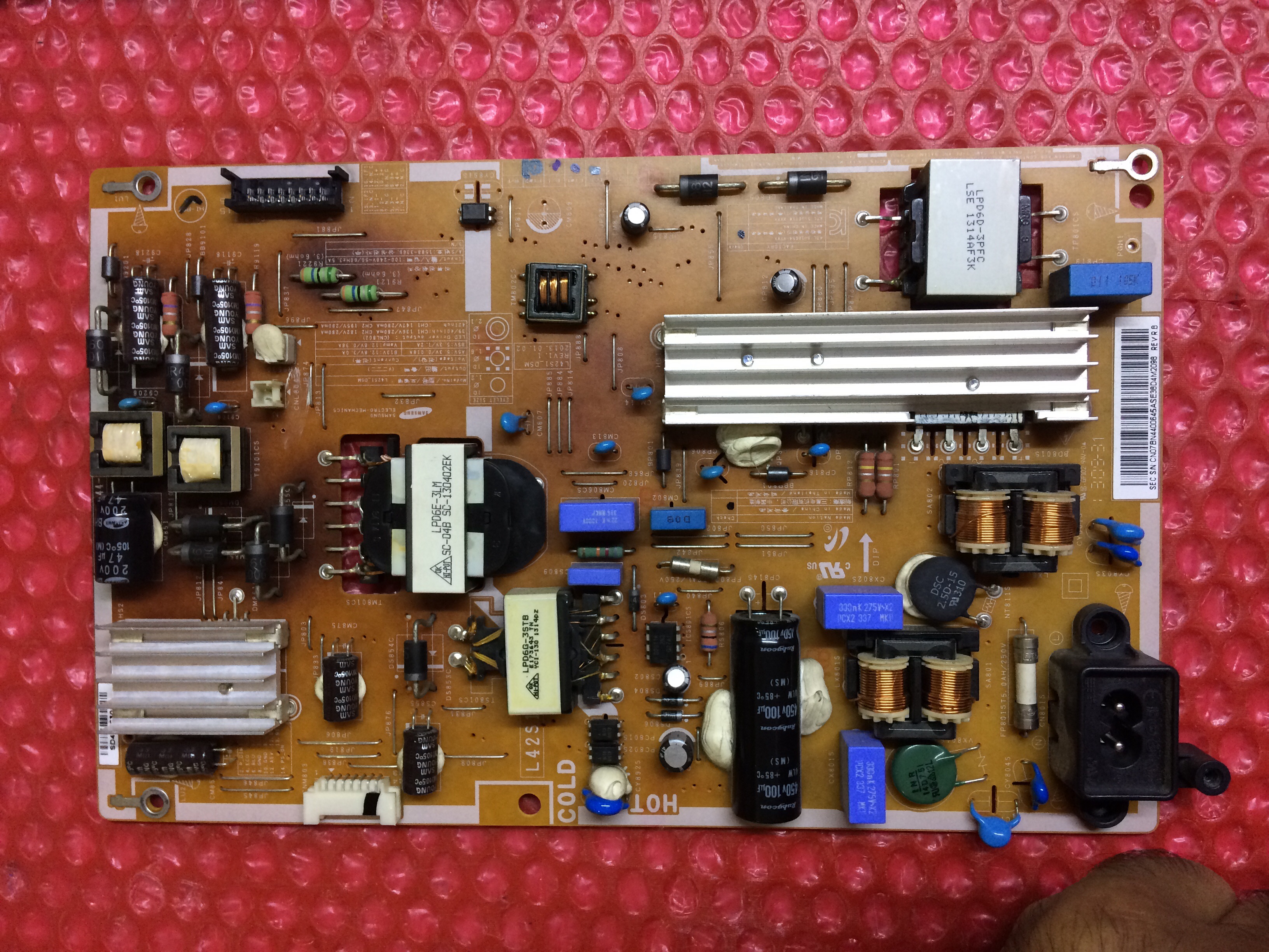Samsung led TV power kart BN44-00645A