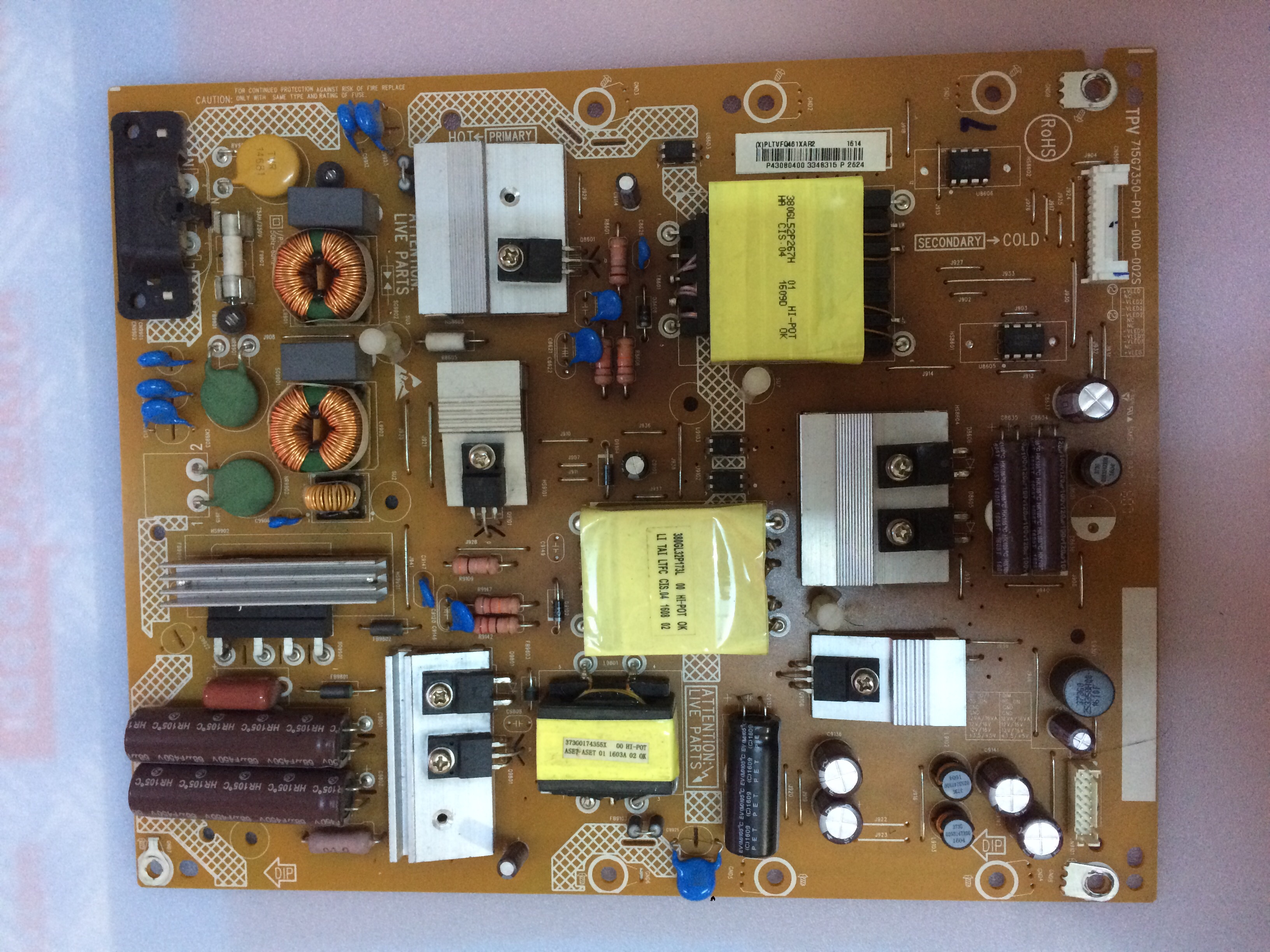 Philips LED TV power kart  715G7350-P01- 000- 002S