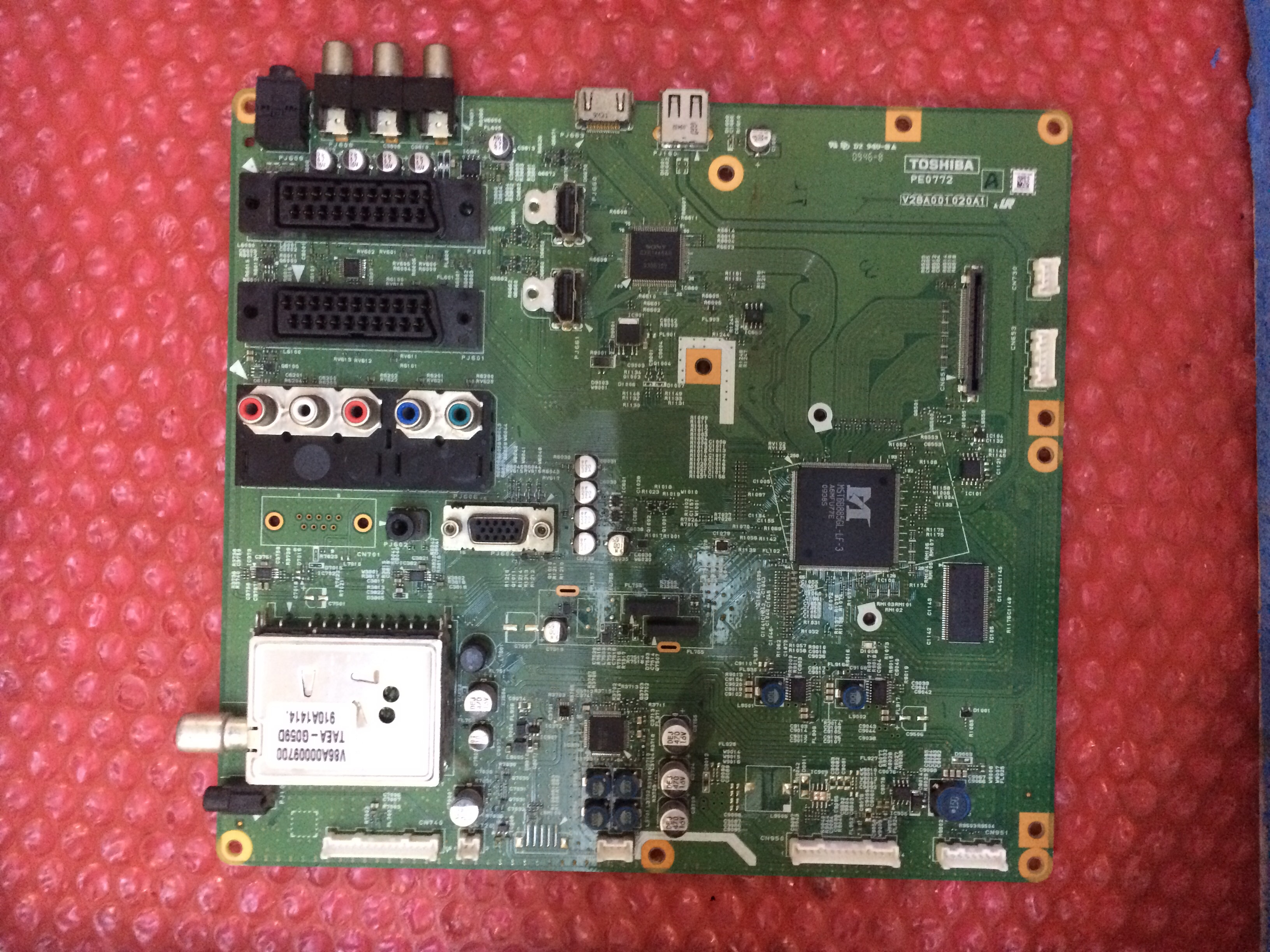 Toshiba Lcd Tv anakart PE0772,V28A001020A1