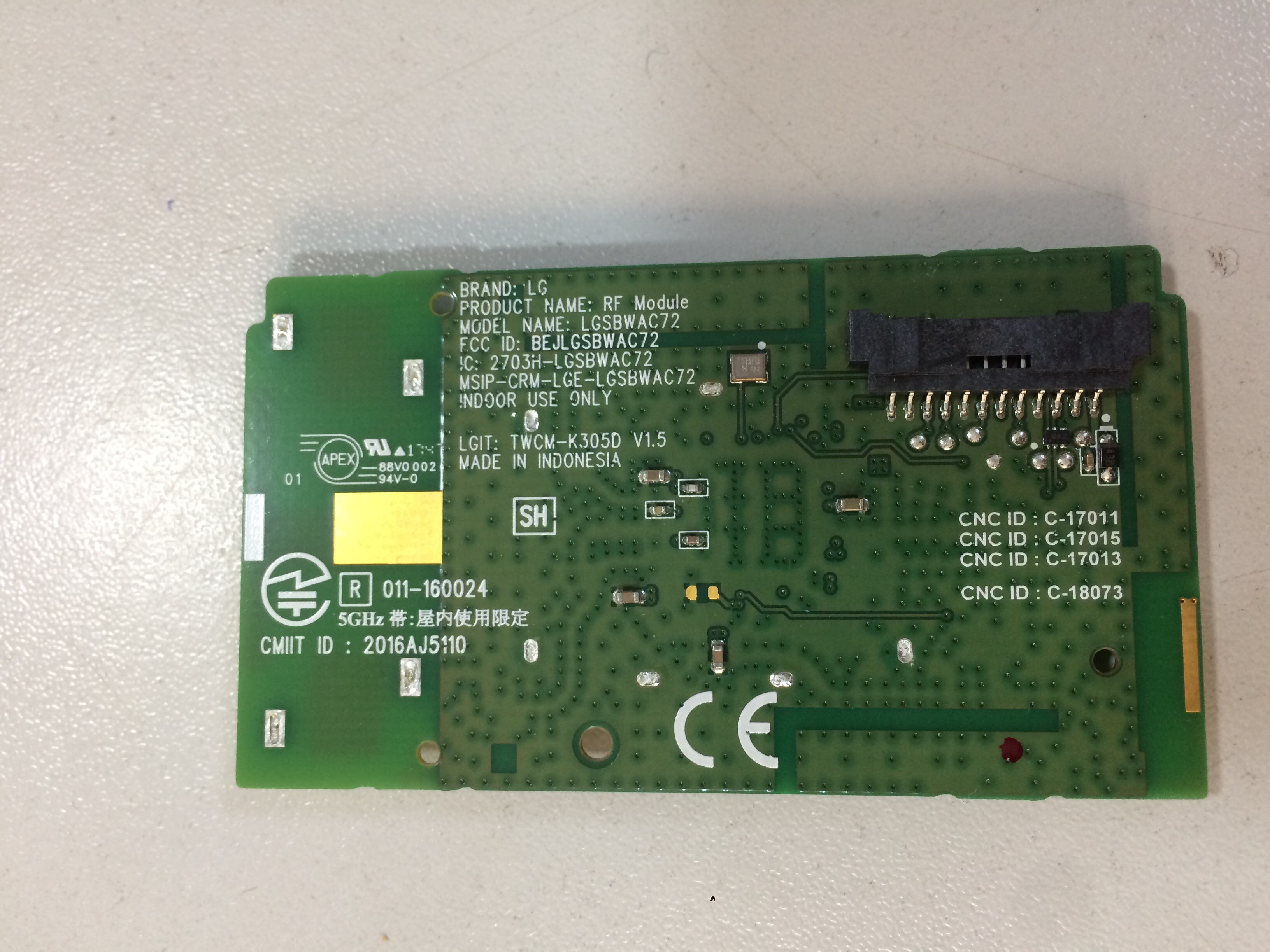 LG wi-fi modül LGSBWAC72,EAT63377302