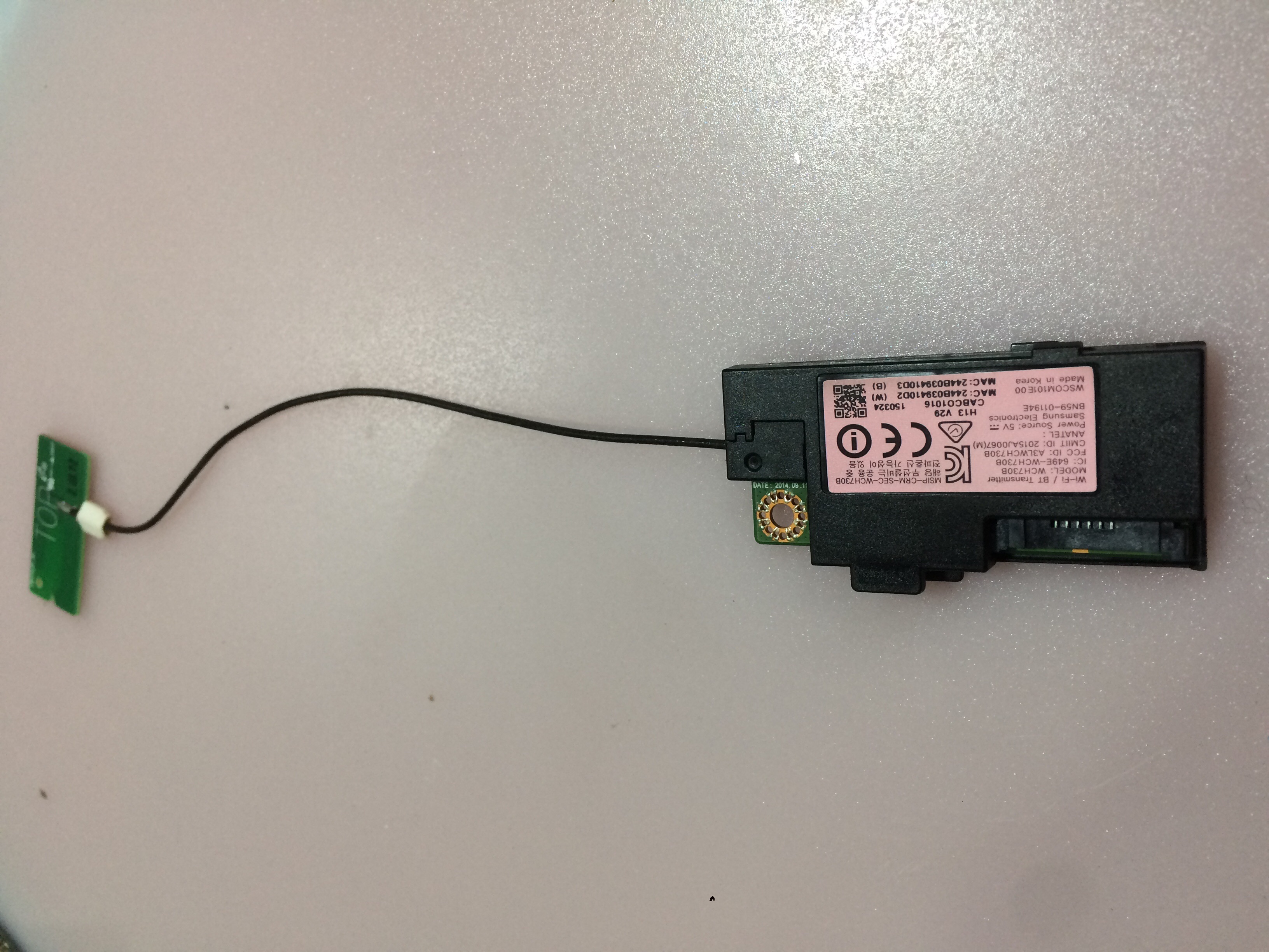 Samsung led TV Wi-Fi/BT Tansmitter WCH730B BN59-01194E