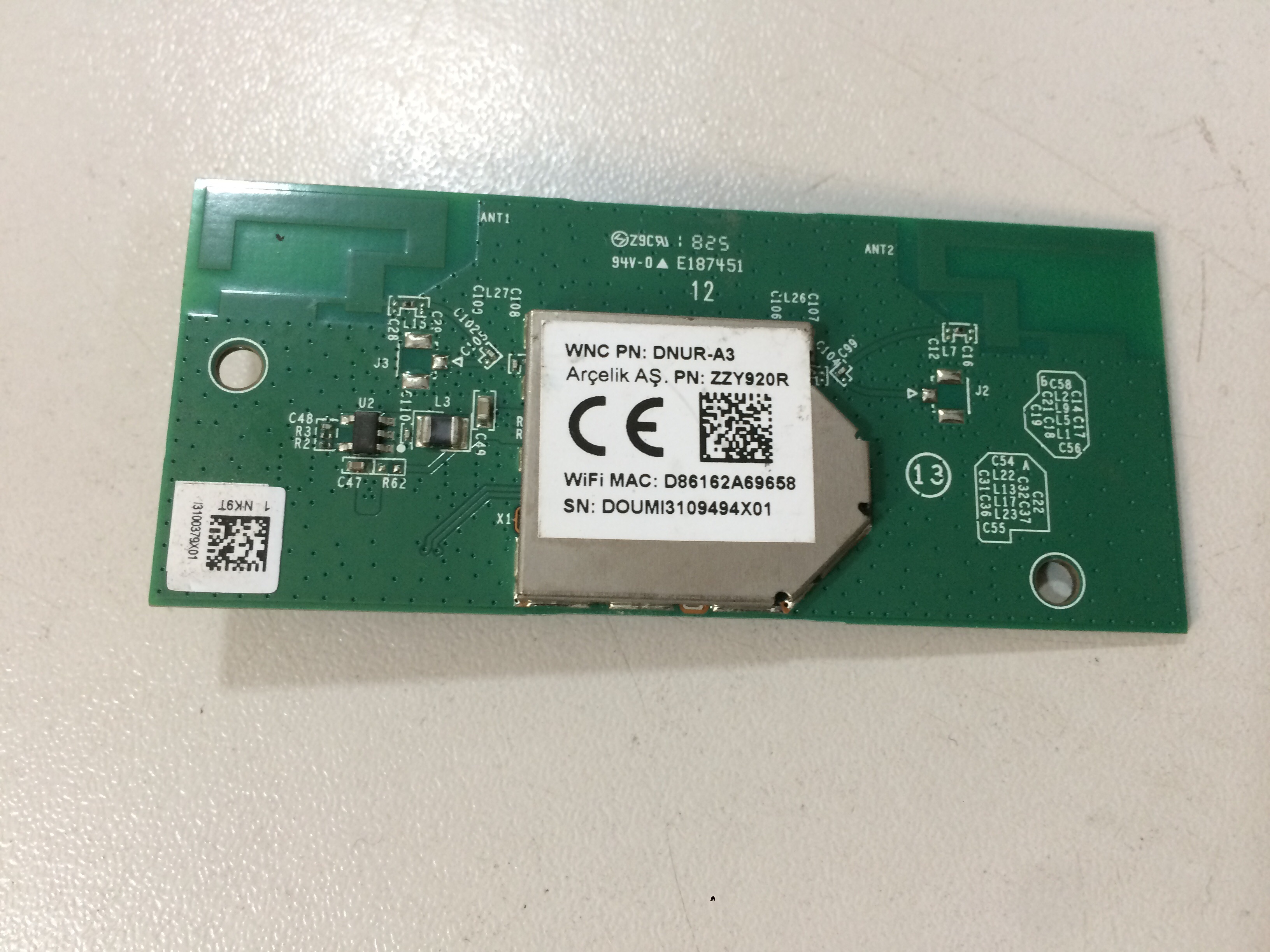 Arçelik led TV Wi-Fi modül  48DNUR80.0GB 