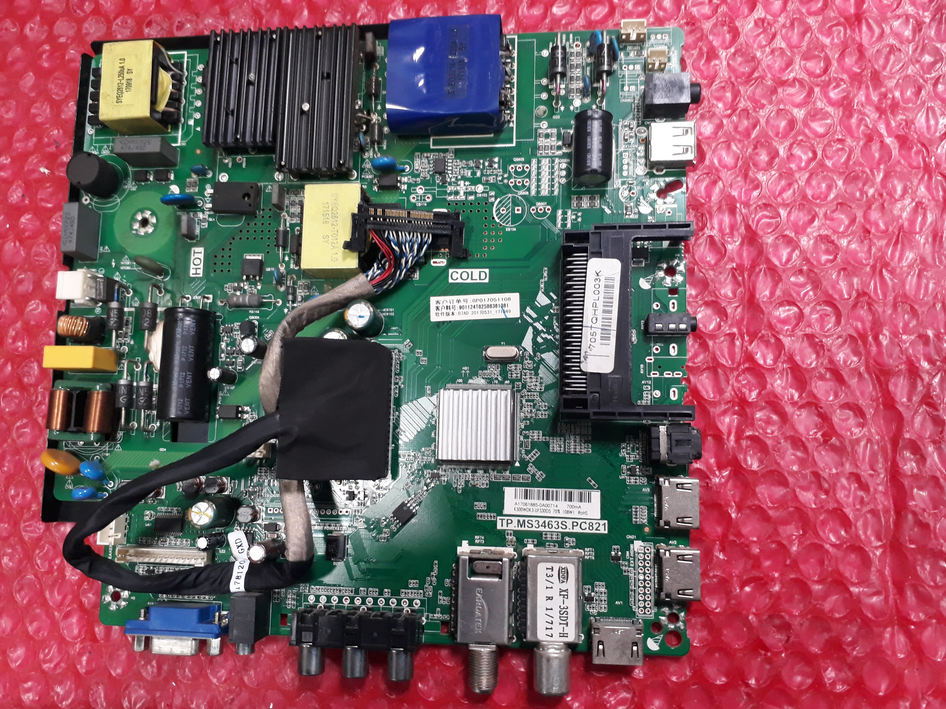 Awox led tv anakart TP.MS3463S.PC821